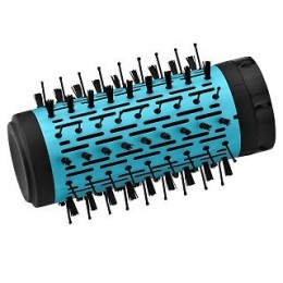DELTA Фен-расческа 1000W DL 0499 R бирюзовый с черным