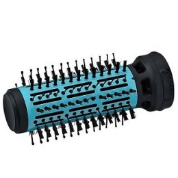DELTA Фен-расческа 1000W DL 0499 R бирюзовый с черным