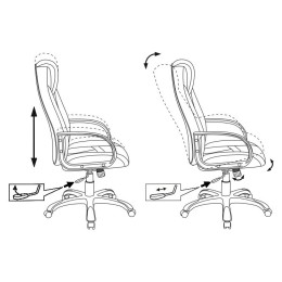 Бюрократ Кресло игровое VIKING-8/BL+BLUE черный/синий искусственная кожа 1078866