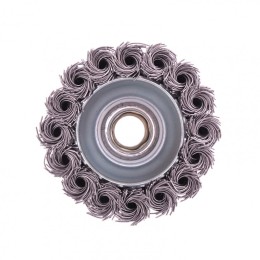 Matrix Щетка для УШМ, 75 мм, М14, чашка, крученая проволока 0,5 мм 74624