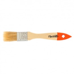 SPARTA Кисть плоская Slimline 1 (25 мм), натуральная щетина, деревянная ручка 824205
