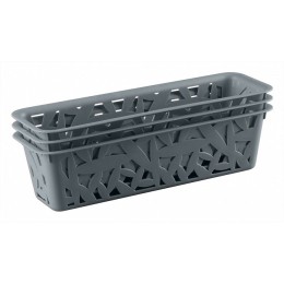 БЫТПЛАСТ Комплект корзинок S 3шт. 4312375 микс