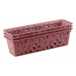 БЫТПЛАСТ Комплект корзинок S 3шт. 4312375 микс