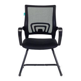 Бюрократ Кресло CH-695N-AV/B/TW-11 на полозьях черный TW-01 сиденье черный TW-11 1183392