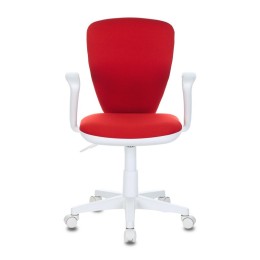 Бюрократ Кресло детское KD-W10AXSN/26-22 красный 26-22 (пластик белый) 1162187