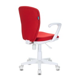 Бюрократ Кресло детское KD-W10AXSN/26-22 красный 26-22 (пластик белый) 1162187