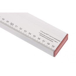 SPARTA Уровень алюминиевый, 800 мм, 2 глазка, линейка 35108