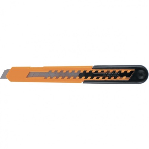 Нож, 9 мм, выдвижное лезвие, пластиковый усиленный корпус SPARTA 78906