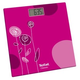 TEFAL Весы напольные электронные CLASSIC DRAWING BLOOM ROSE PP 1147