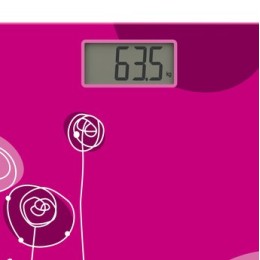 TEFAL Весы напольные электронные CLASSIC DRAWING BLOOM ROSE PP 1147
