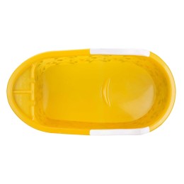 АЛЬТЕРНАТИВА Ванночка детская Рыбки желтый М6418