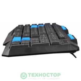 OKLICK Клавиатура 750G FROST WAR черный/черный USB Multimedia Gamer 337452