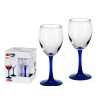 Набор бокалов для вина PASABAHCE IMPERIAL BLUE WORKSHOP 240 мл.(4шт) 44799 BBM