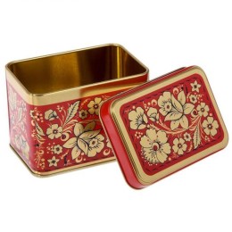 DELTA Банка жестяная 0,4 л. Хохлома Цветы П67*98h69v040 00713