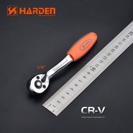 HARDEN Профессиональная рукоятка (дуга) с трещеткой 1/4 6,3мм 535303