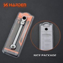 HARDEN Ключ комбинированный профессиональный с трещеткой 17мм 540210