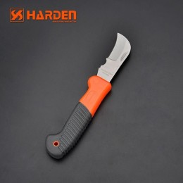 HARDEN Нож электрика изогнутый 185мм 660105