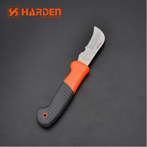 Нож электрика изогнутый HARDEN 185мм 660105