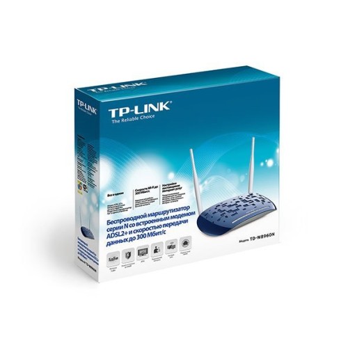 Роутер беспроводной TP-LINK TD-W8960N N300 845474