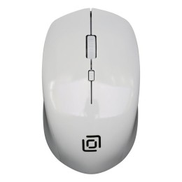 Oklick Мышь 565MW glossy, оптическая, беспроводная, USB белый 1103666