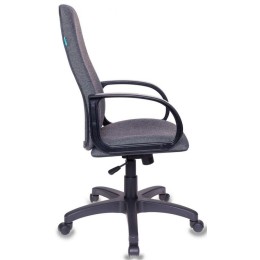 БЮРОКРАТ Кресло руководителя CH-808AXSN, на колесиках, ткань, темно-серый 1012993