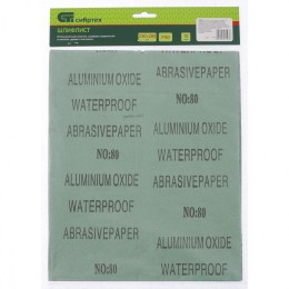 СИБРТЕХ Шлифлист на бумажной основе, P 80, 230 х 280 мм 756067