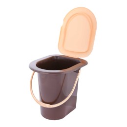 АЛЬТЕРНАТИВА Ведро-туалет 18 л. М 7619 коричневый