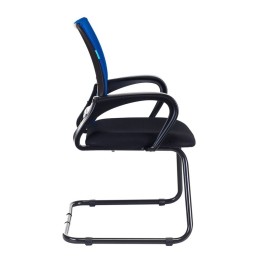 Бюрократ Кресло CH-695N-AV/BL/TW-11 на полозьях синий TW-05 сиденье черный TW-11 1183803