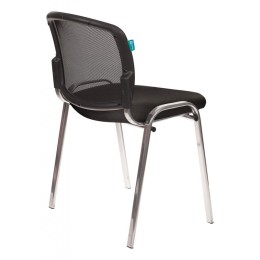 Бюрократ Стул ВИКИ ХРОМ/ЧЕРН спинка сетка черный TW-01 3C11 1358110