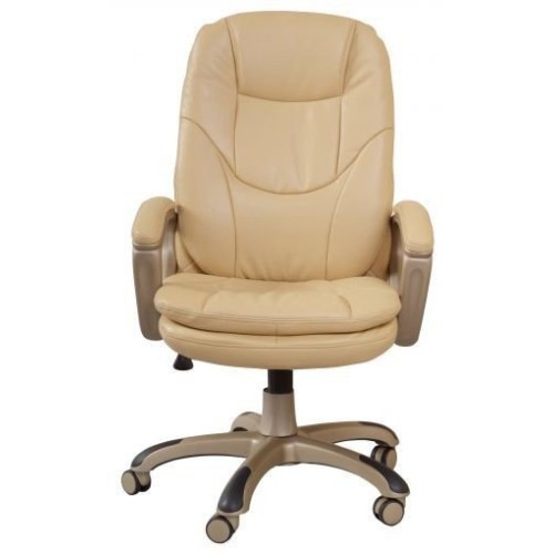 Кресло руководителя Бюрократ CH-868YAXSN/Beige бежевый искусственная кожа (пластик золото) 664052