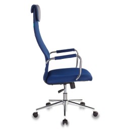 Бюрократ Кресло руководителя KB-9N/DB/TW-10N синий TW-05N TW-10N сетка крестовина хром 1140272