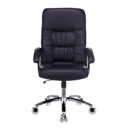 Бюрократ Кресло руководителя T-9908AXSN-AB черный кожа крестовина хром 664176