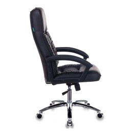 Бюрократ Кресло руководителя T-9908AXSN-AB черный кожа крестовина хром 664176