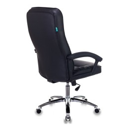 Бюрократ Кресло руководителя T-9908AXSN-AB черный кожа крестовина хром 664176