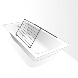 НИКА Сушилка для белья на ванну СБ4 белый