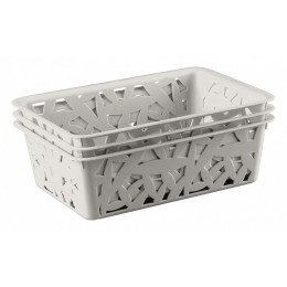 БЫТПЛАСТ Комплект корзинок 200*142*80 мм. 4312373 микс