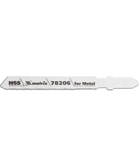 Matrix Полотна для электролобзика по металлу, 3 шт, T118G, 50 х 0.8 мм, HSS Professional78206