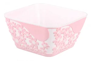 АЛЬТЕРНАТИВА Салатник 2,0 л. Бархат М 7279 розовый