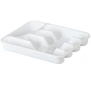 М ПЛАСТИКА Лоток для столовых приборов М 1140 белый