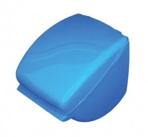 МУЛЬТИ-ПЛАСТ Держатель для туалетной бумаги Волна 960362 голубой