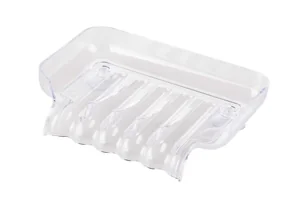 АЛЬТЕРНАТИВА Мыльница со сливом М 6675 прозрачный