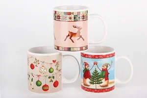 КОРАЛЛ Кружка 340 мл. Новогодние сюжеты WM3N