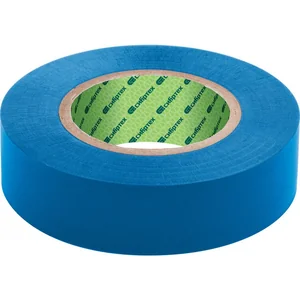 СИБРТЕХ Изолента ПВХ, 15 мм х 10 м, синяя. 88787