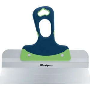 СИБРТЕХ Шпатель фасадный, 200 мм, нержавеющая сталь, двухкомпонентная ручка 85573