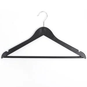 DELTA Вешалка-плечики 45 см для одежды деревянная с перекладиной ТД 00021 темная