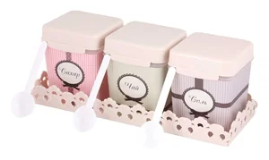 АЛЬТЕРНАТИВА Набор ёмкостей на подставке 1,2 л. Уют М 4723