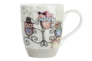 КОРАЛЛ Кружка 350мл. Owl Hatstand B0941-A07011