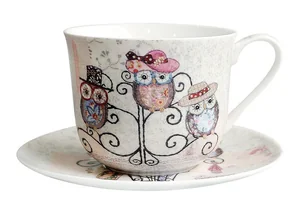 КОРАЛЛ Набор чайный 2 пр. Owl Hatstand B0940-A07011