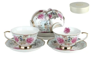 КОРАЛЛ Набор чайный 12 пр. Идиллия WG223-354