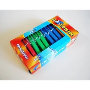 DOLPHIN Набор прищепок бельевых 24 шт. Дали микс